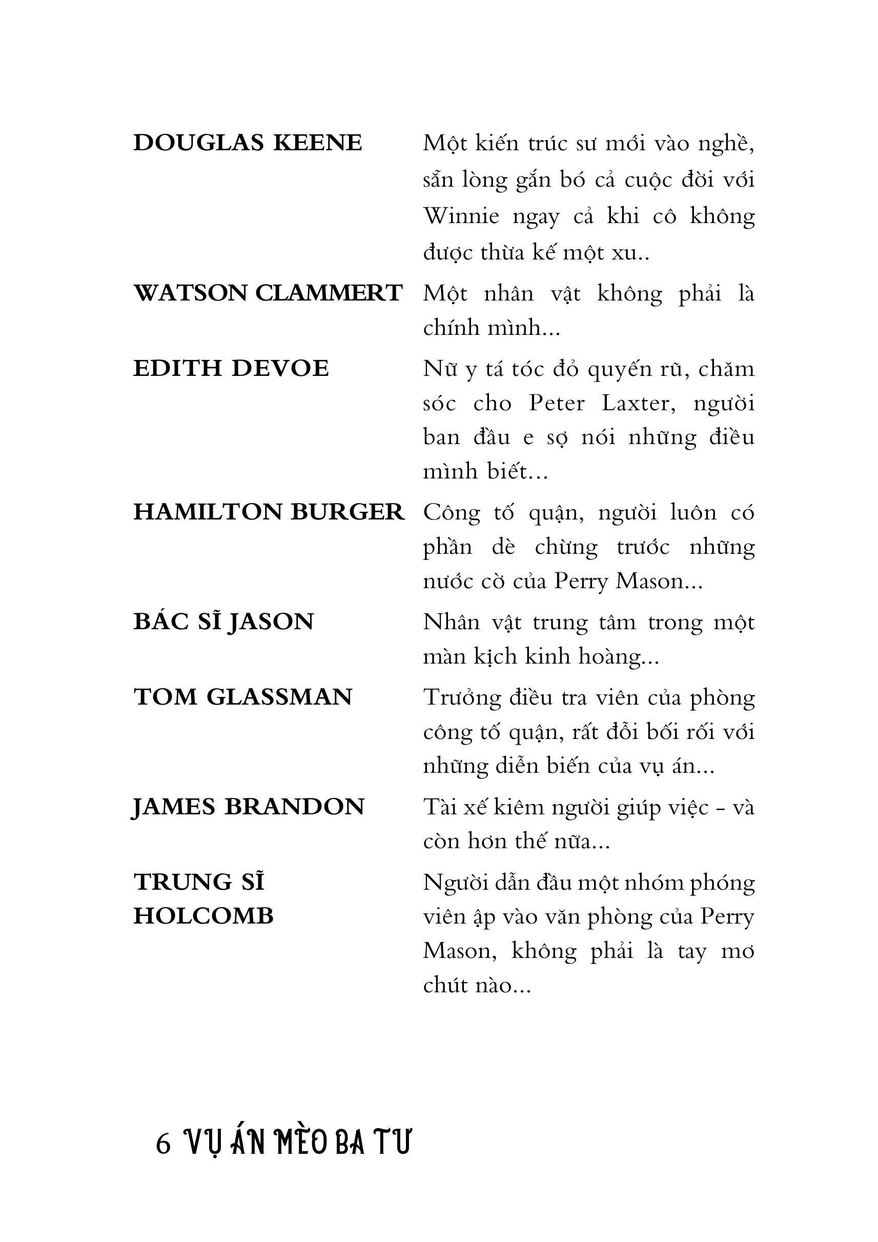 Mô tả Sách Tiểu Thuyết Trinh Thám - Vụ Án Mèo Ba Tư - Erle Stanley Gardner - 4