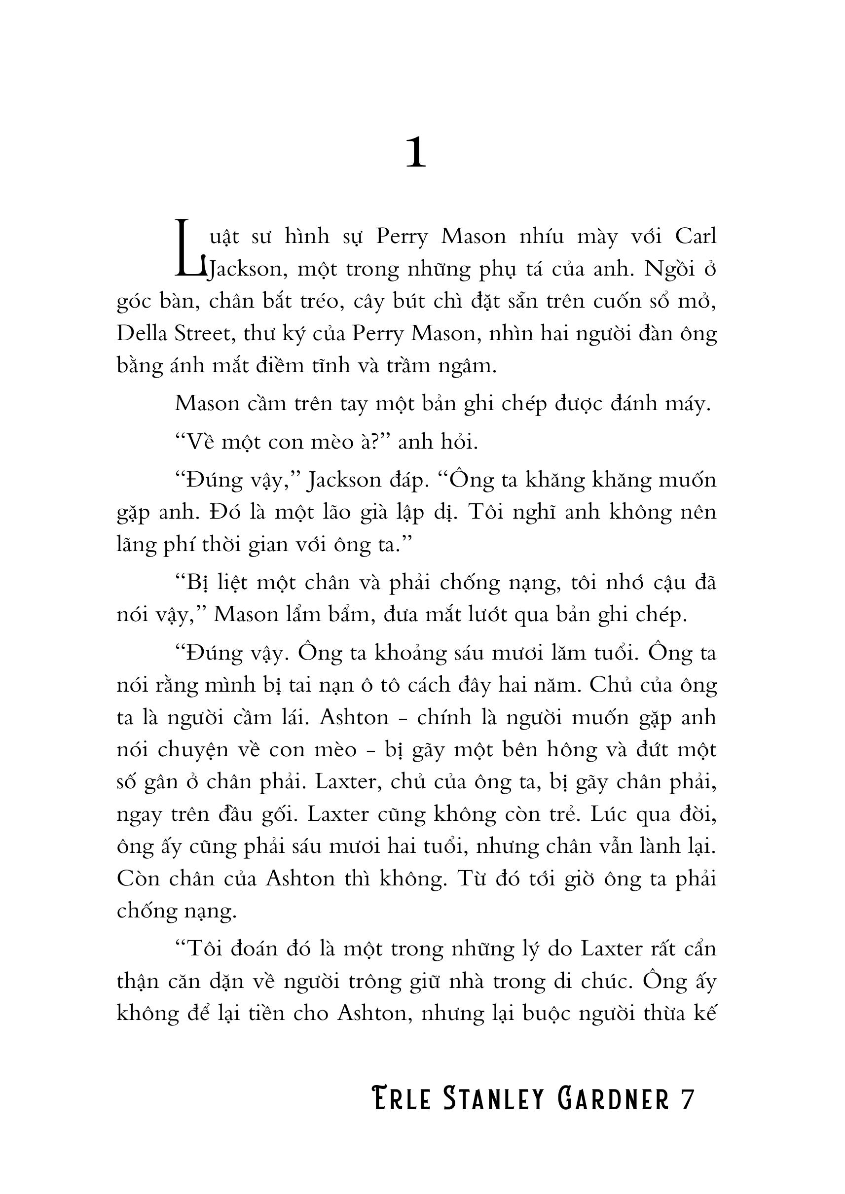 Mô tả Sách Tiểu Thuyết Trinh Thám - Vụ Án Mèo Ba Tư - Erle Stanley Gardner - 5