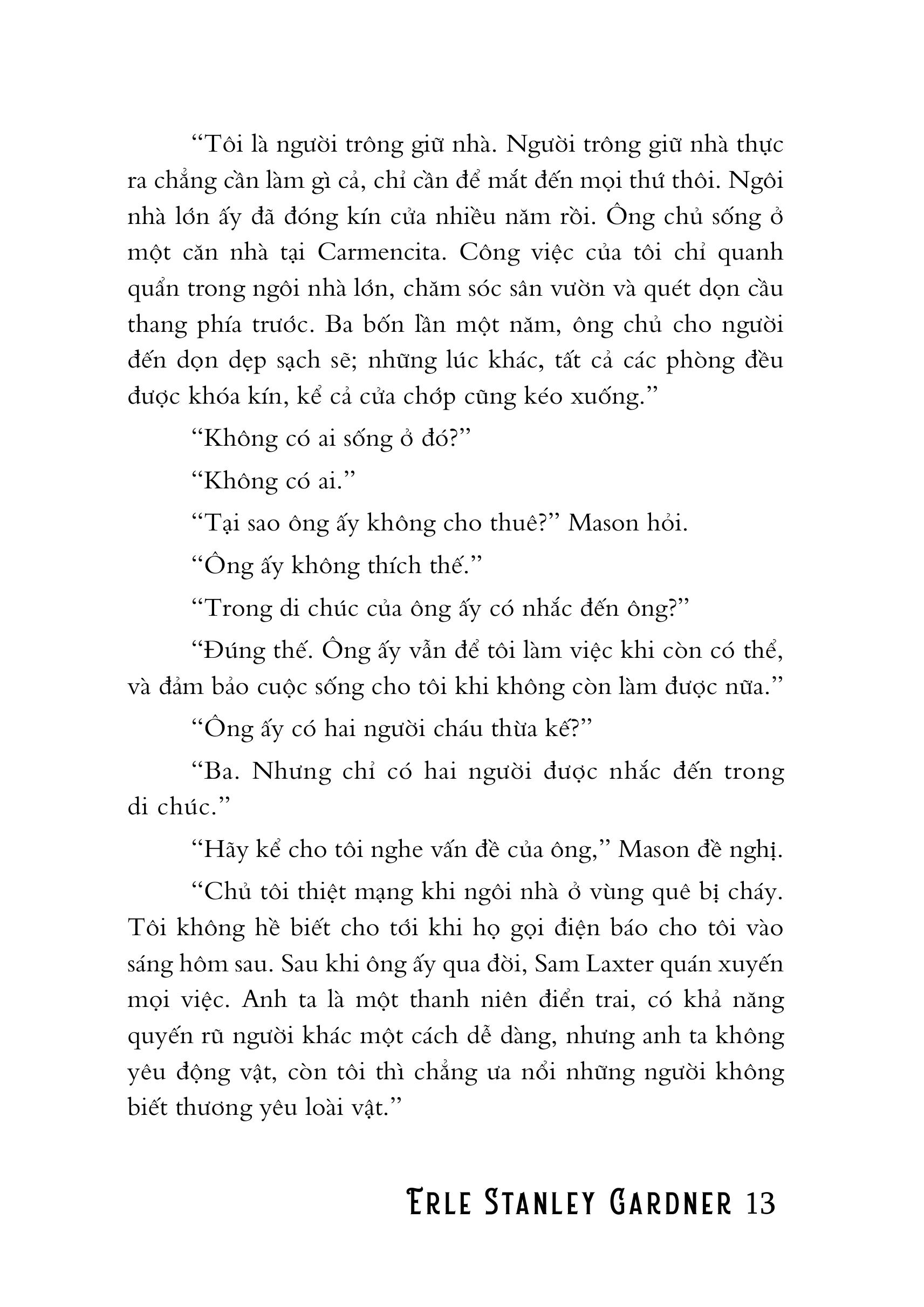 Mô tả Sách Tiểu Thuyết Trinh Thám - Vụ Án Mèo Ba Tư - Erle Stanley Gardner - 11