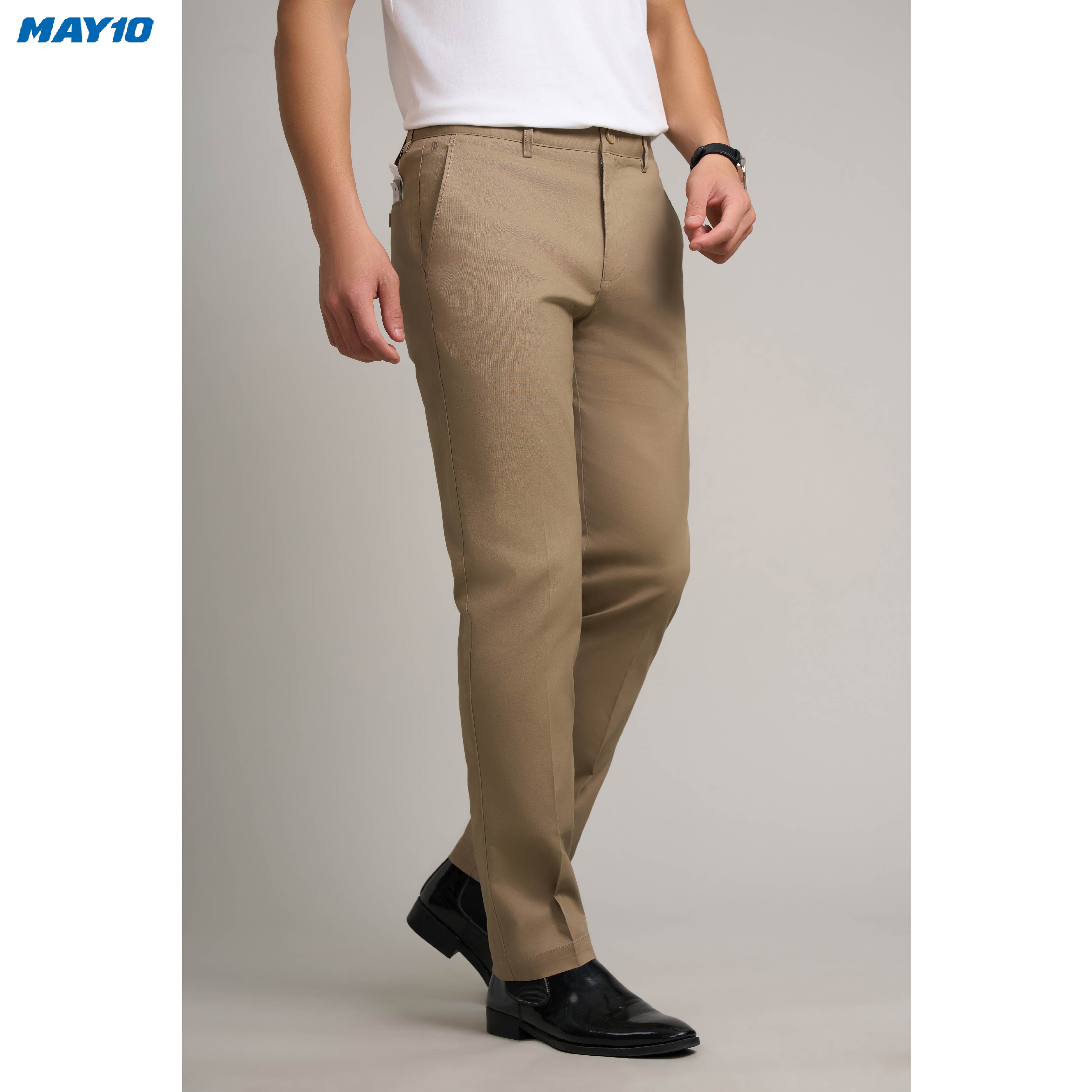 Mô tả Quần kaki nam May 10 không ly mã 020124264KL 2KD - 1