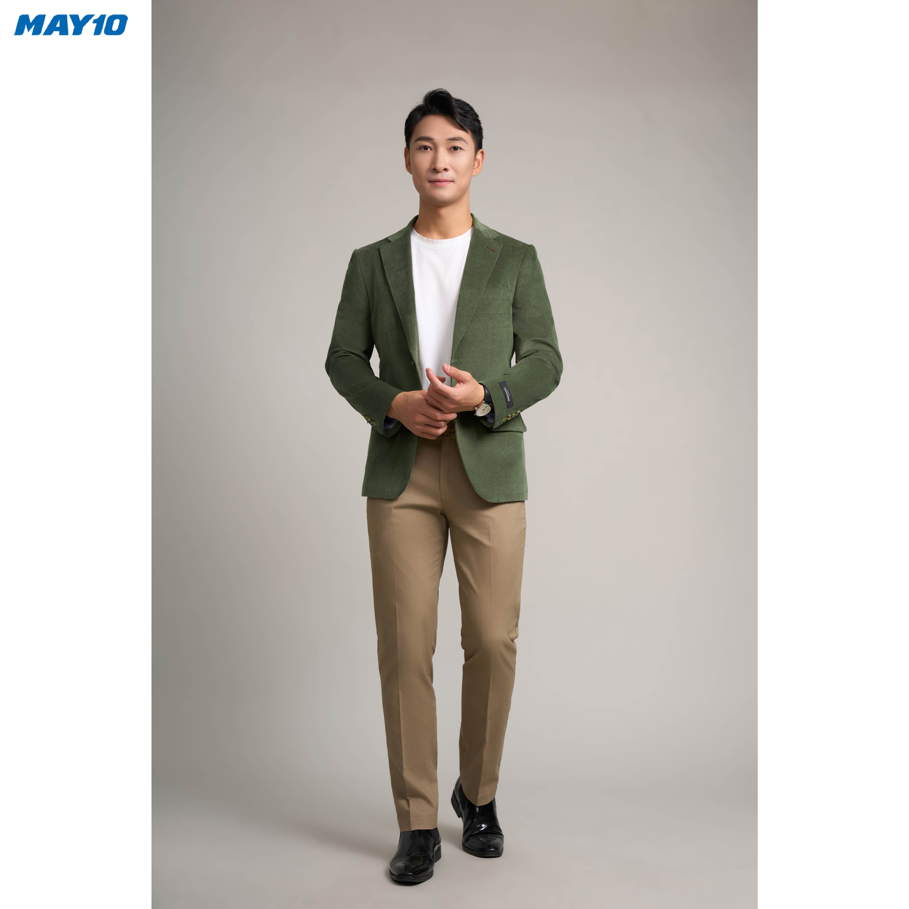 Mô tả Quần kaki nam May 10 không ly mã 020124264KL 2KD - 2