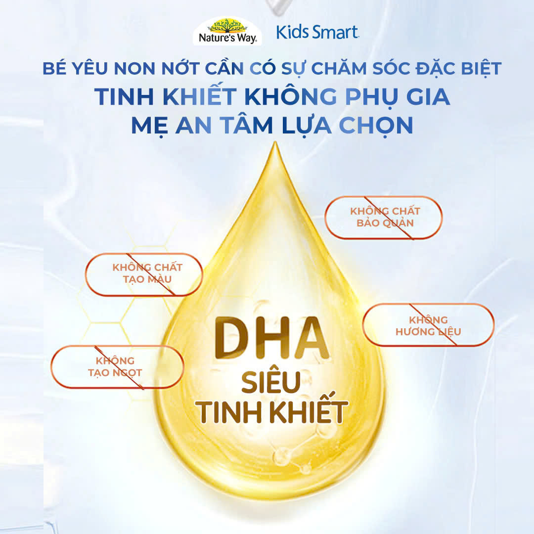 Mô tả DHA Drops Nature's Way Kids Smart Drops Siro Thông Minh Bổ Sung DHA EPA, Hỗ Trợ Bổ Não Và Mắt Cho Bé 20ml Date 2026 - 4