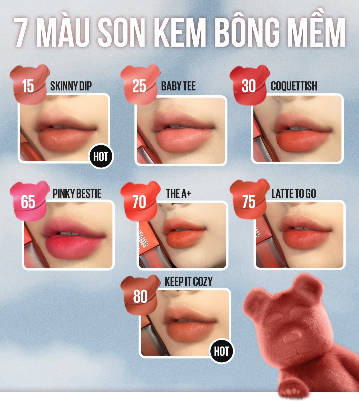 Mô tả Son Kem Bông Bền Màu Superstay Teddy Tint Maybelline New York 5ml - 4