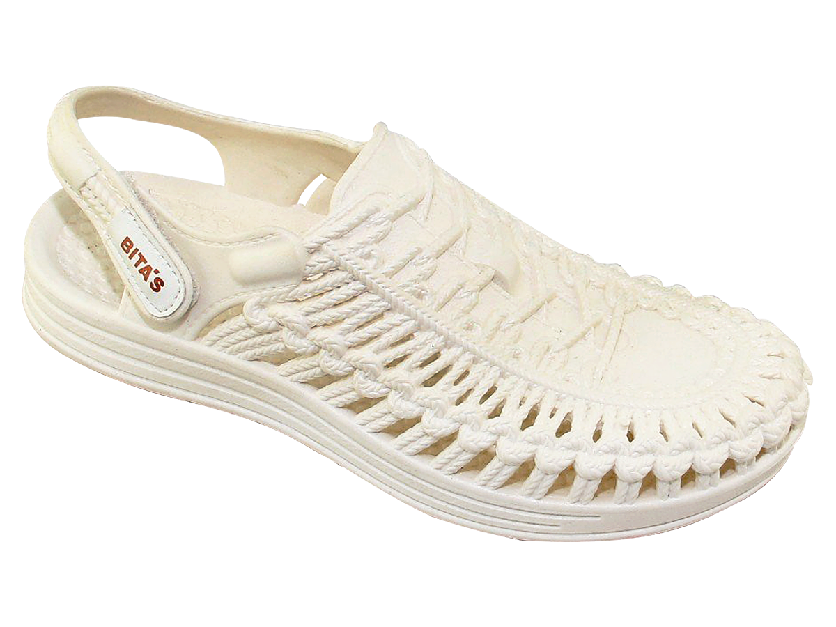 Mô tả Sandal đế bằng nữ Bita's SANRO.01 (Đen + Hồng ruốc + Kem + Tím) - 3