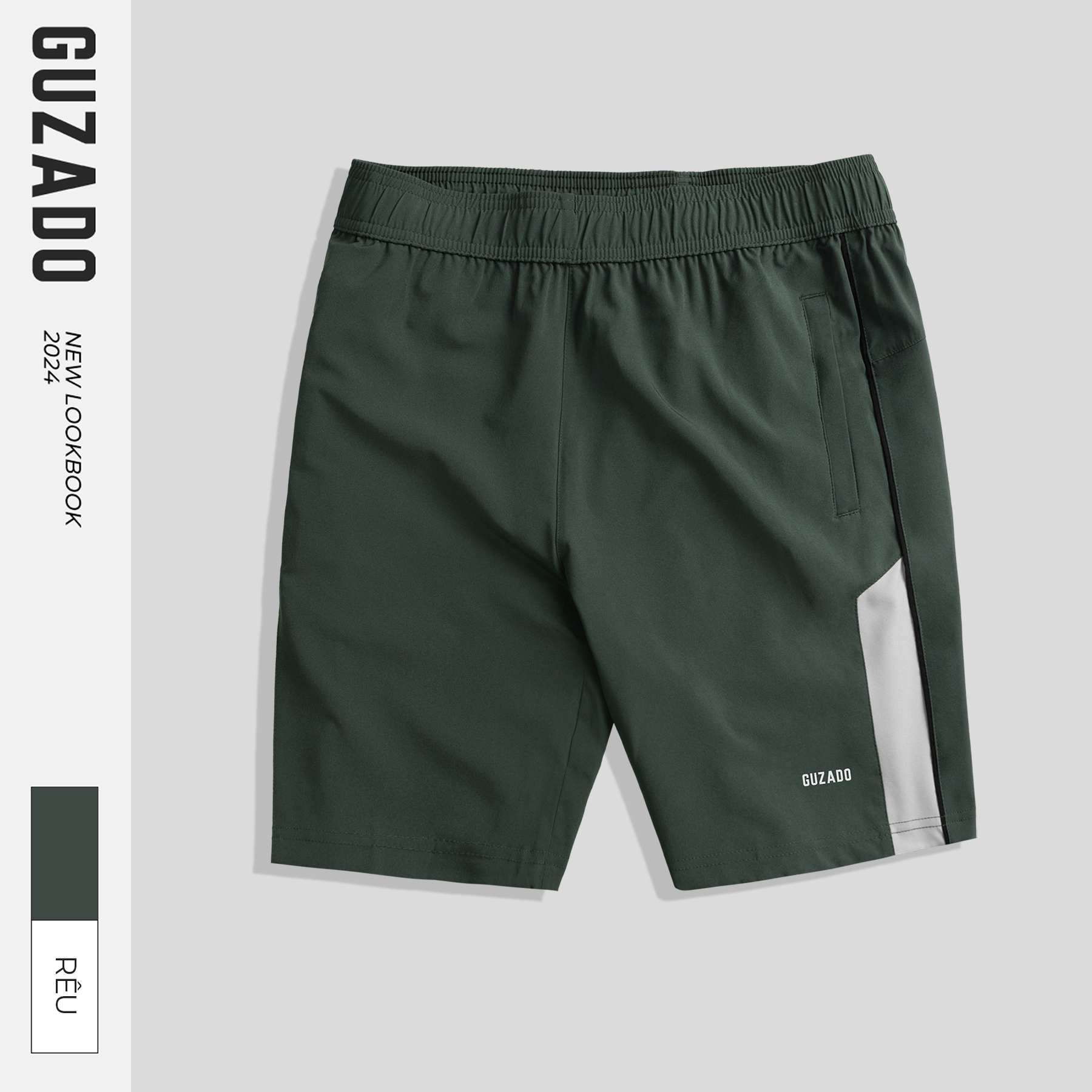 Quần Short Nam GUZADO GSR08 - Chi tiết đường may