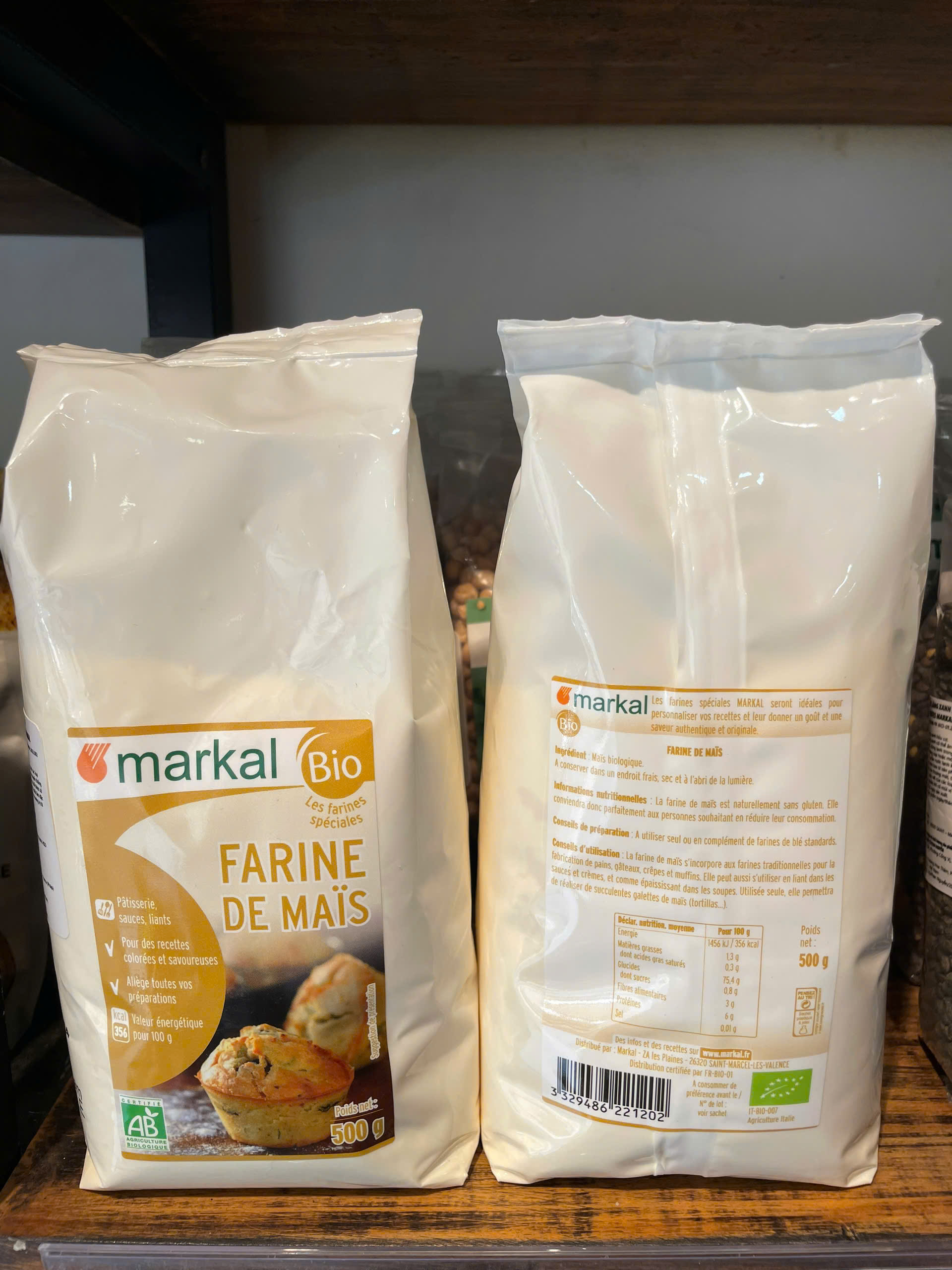 Mô tả Bột bắp hữu cơ hạt mịn Markal 500g - 2