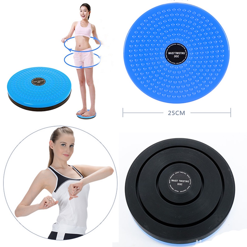 Mô tả Đĩa Xoay Eo Tập Cơ Bụng, Dụng Cụ Tập Bụng Có Hạt Massage Bàn Chân Xoay 360 Độ Cải Thiện Tuần Hoàn Máu Chính Hãng Amalife - 3