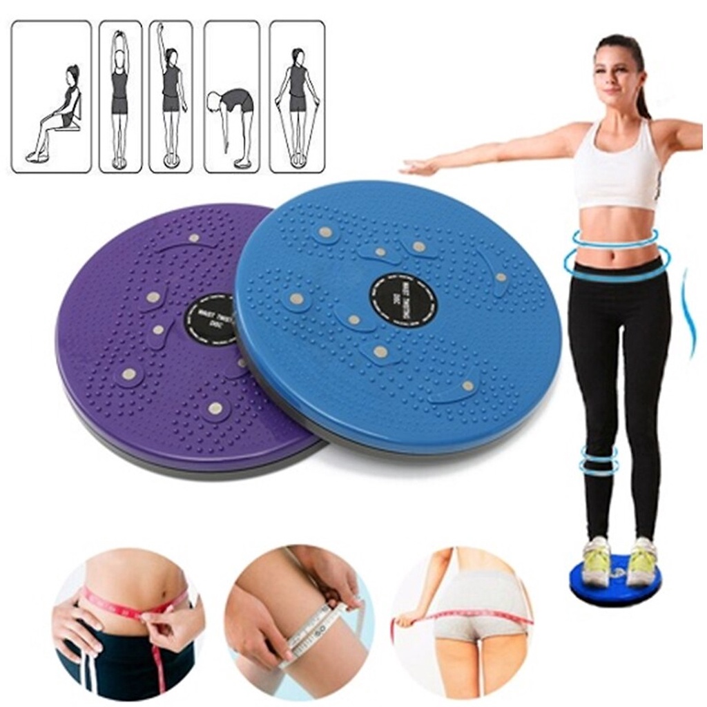Mô tả Đĩa Xoay Eo Tập Cơ Bụng, Dụng Cụ Tập Bụng Có Hạt Massage Bàn Chân Xoay 360 Độ Cải Thiện Tuần Hoàn Máu Chính Hãng Amalife - 4