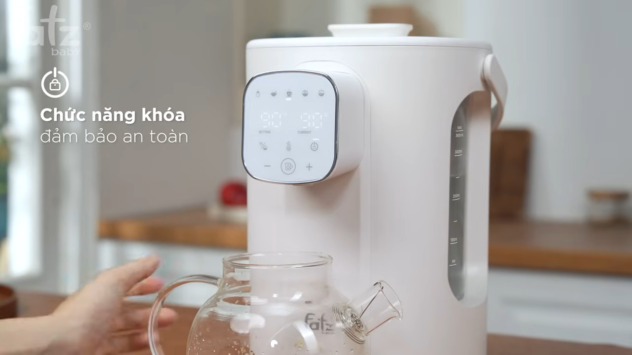 Mô tả Máy đun và hâm nước pha sữa thông minh tiện lợi Smart 11 Plus FATZBABY FB3835HB - 11