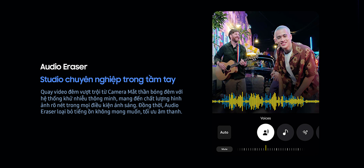 Mô tả Điện thoại Samsung Galaxy S25 Ultra, Điện thoại AI, 256GB, Video camera đêm Nightography, S Pen đa nhiệm - 6