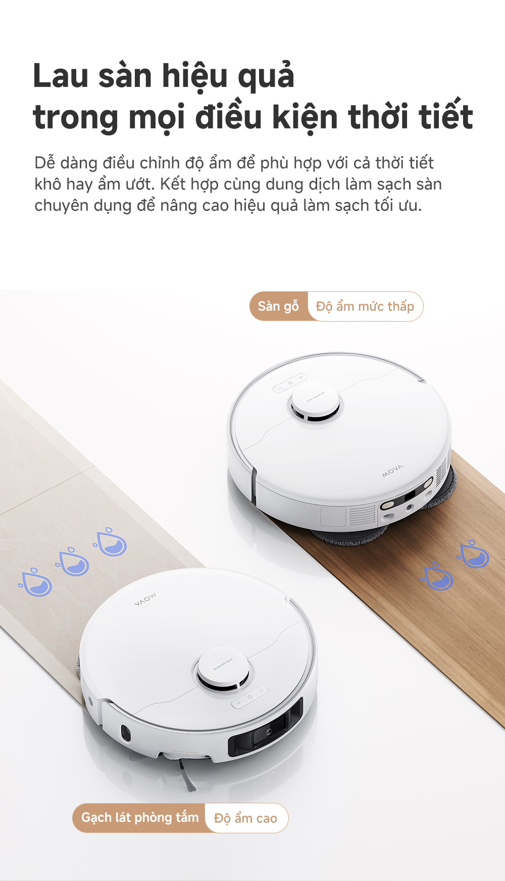 Mô tả Robot hút bụi lau nhà đa năng Mova P50 Ultra - Hàng chính hãng - Bảo hành 36 tháng - 6