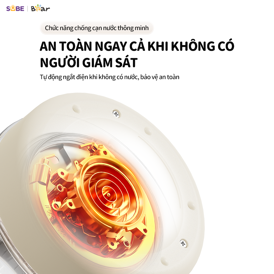 Mô tả Máy Đun Nước Và Hâm Nước Pha Sữa BEAR Máy Hâm Sữa Dung Tích 1.3L Máy Pha Sữa Rã Đông Sữa Mẹ Bình Nấu Nước Pha Sữa 5H12N - 8