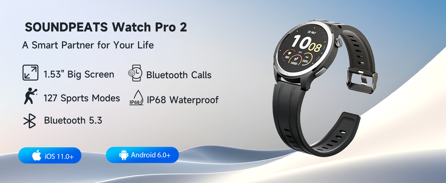 SoundPEATS Watch Pro 2
