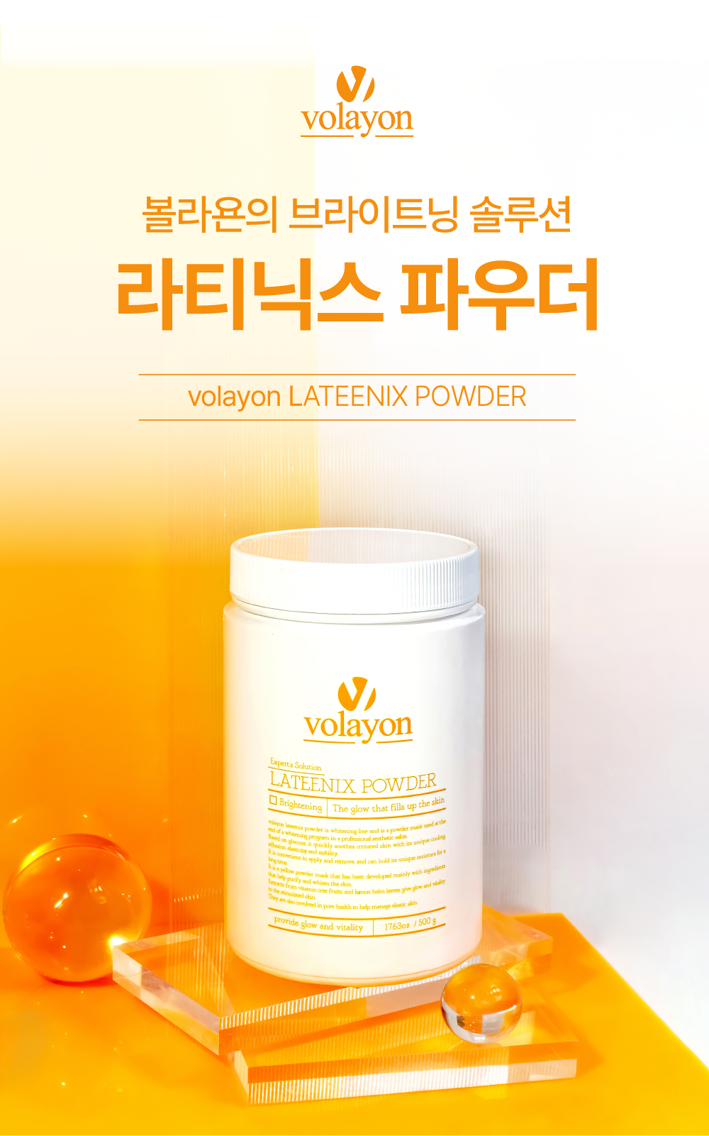 Mô tả Mặt Nạ Dạng Bột Trắng Da Volayon Lateenix Powder 500g - 3