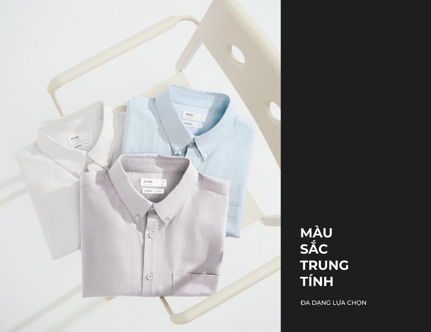 Mô tả Áo Sơ Mi Nam Tay Ngắn Oxford Form Fitted - Routine 10S25SHS002 - 4