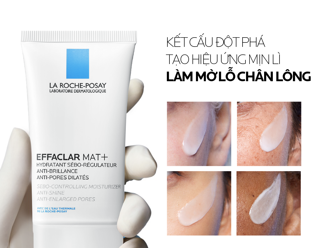 Mô tả Kem dưỡng cho da dầu giúp kiềm dầu và cải thiện lỗ chân lông Effaclar Mat+ 40ml - 5