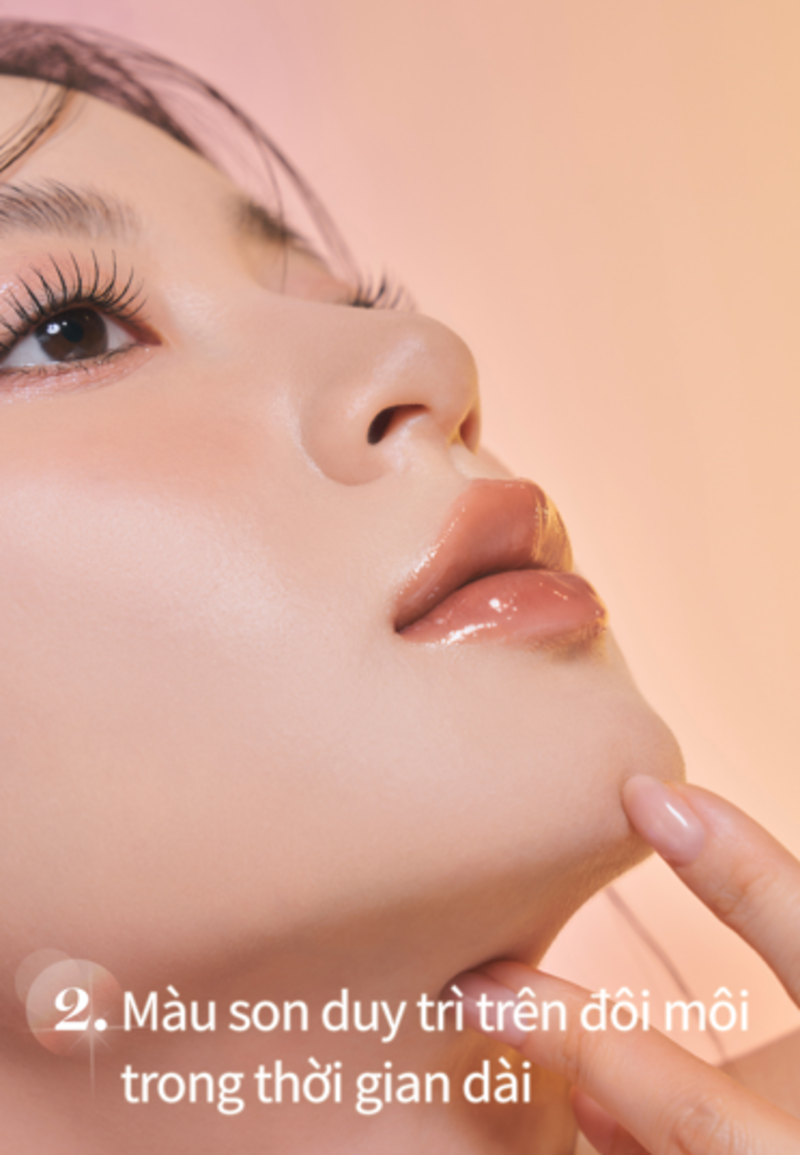 Mô tả [Màu 14-17] Son tint nước siêu lì lâu trôi Hàn Quốc Romand Glasting Water Tint 4g - 4