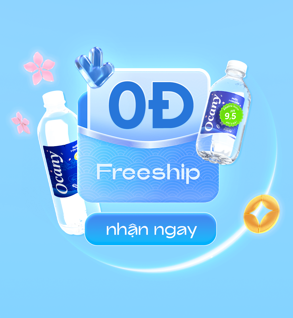 Mô tả Nước uống ion kiềm Ocany chai 600ml - 3