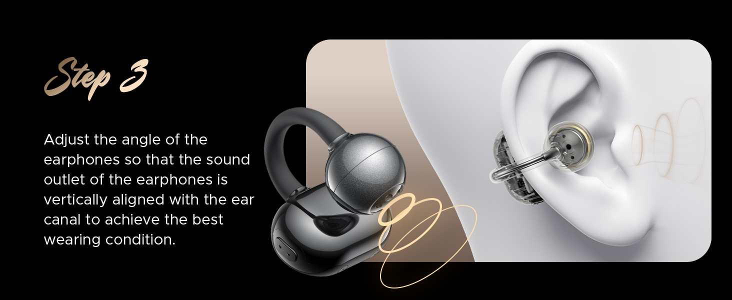 Mô tả Tai Nghe True Wireless SoundPEATS POP Clip | Open Ear Clip-On | Âm Thanh Định Hướng | Bluetooth 5.4 - 4