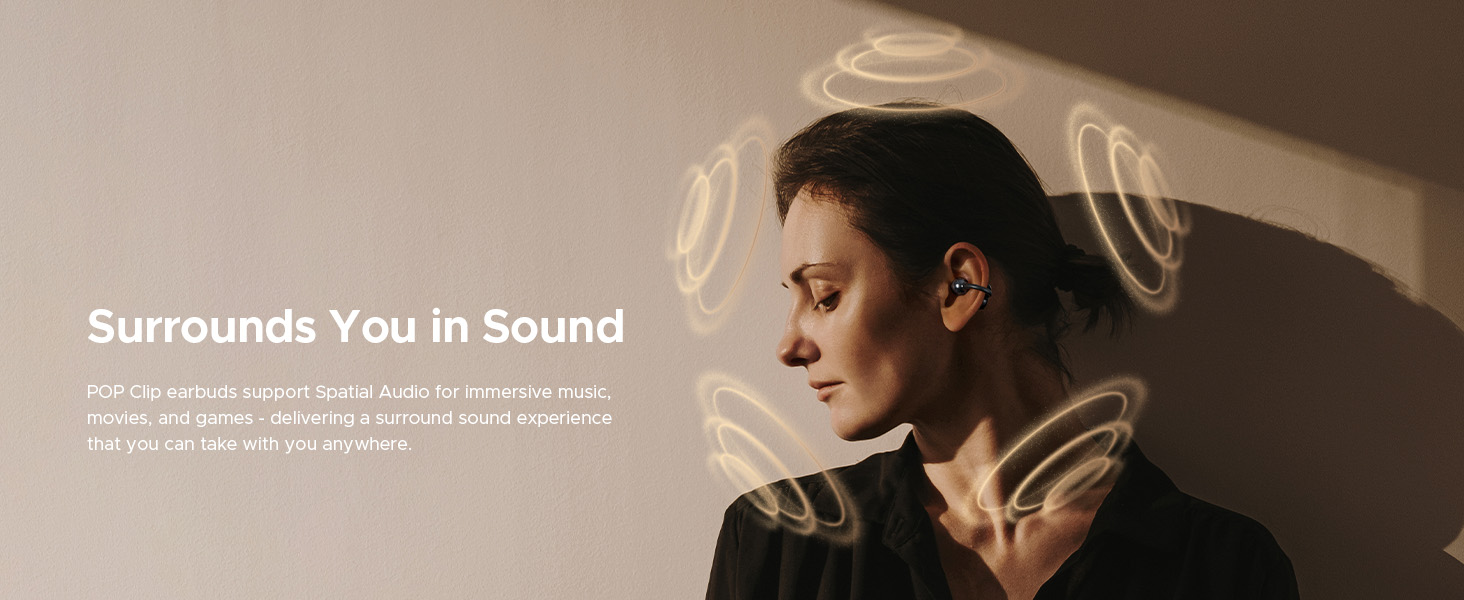 Mô tả Tai Nghe True Wireless SoundPEATS POP Clip | Open Ear Clip-On | Âm Thanh Định Hướng | Bluetooth 5.4 - 9