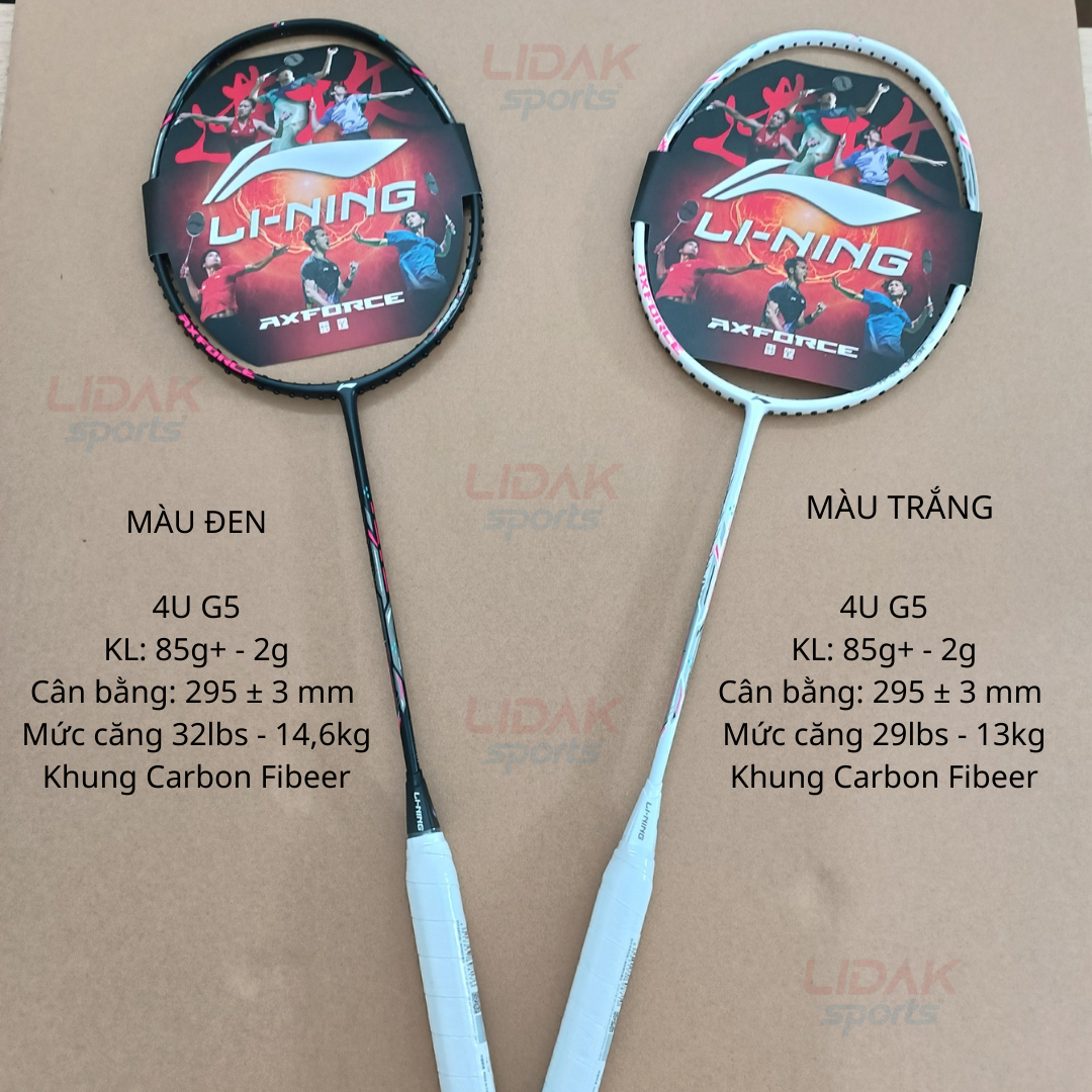 Mô tả Vợt cầu lông Lining Axforce Cannon chính hãng khung full carbon căng sẵn 10kg 11kg 12kg -LIDAK SPORT - 6