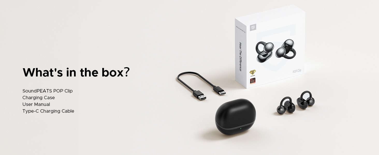 Mô tả Tai Nghe True Wireless SoundPEATS POP Clip | Open Ear Clip-On | Âm Thanh Định Hướng | Bluetooth 5.4 - 11