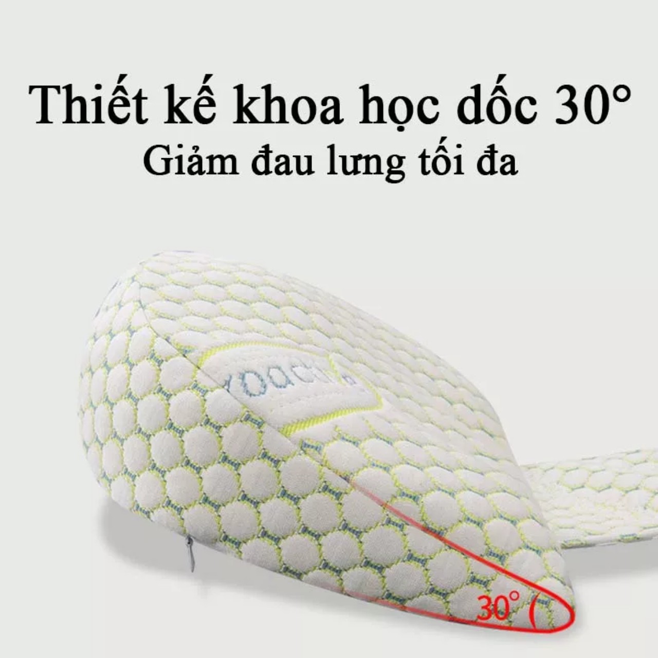 Mô tả Gối bầu cánh tiên cao cấp KidsWorld cotton sợi tre nâng đỡ bụng bầu có thể dùng được cả sau khi sinh - 10