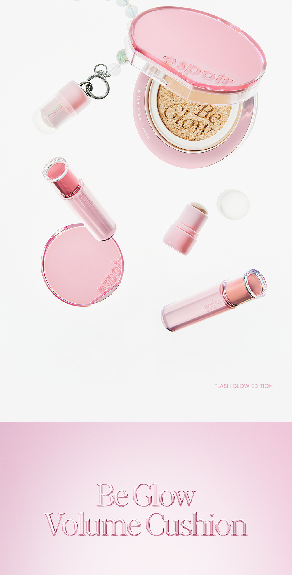 Mô tả Phấn Nước Bắt Sáng Espoir Be Glow Volume Cushion Flash Glow Edition SPF42 PA+++ 13g  (Tặng Kèm Lõi Refill) - 5