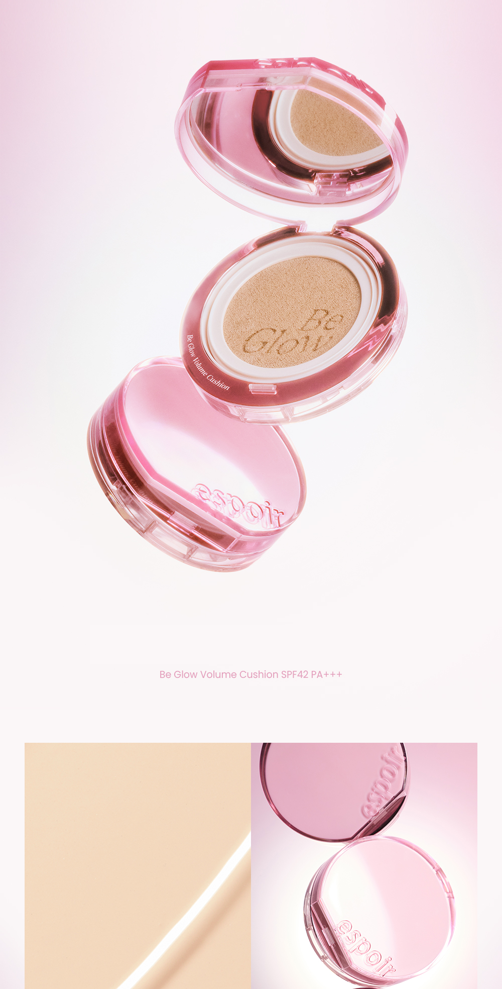 Mô tả Phấn Nước Bắt Sáng Espoir Be Glow Volume Cushion Flash Glow Edition SPF42 PA+++ 13g  (Tặng Kèm Lõi Refill) - 6