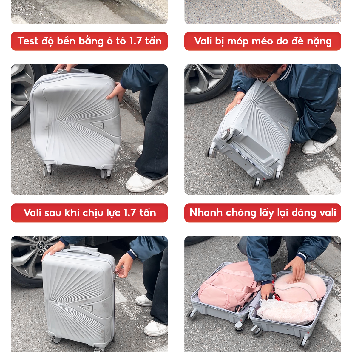Mô tả Vali kéo SUNNY CHOCO nhựa PP chống vỡ tuyệt đối, tích hợp cổng sạc USB và ngăn đựng cốc, vali size 28 24 20 - 7