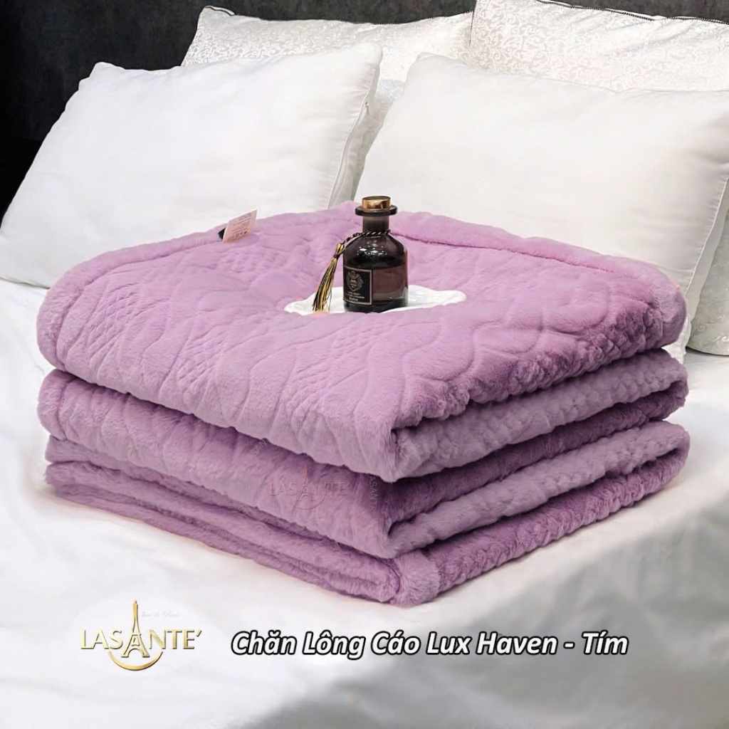 Chăn Lông Tuyết Chồn Emeli Lasante