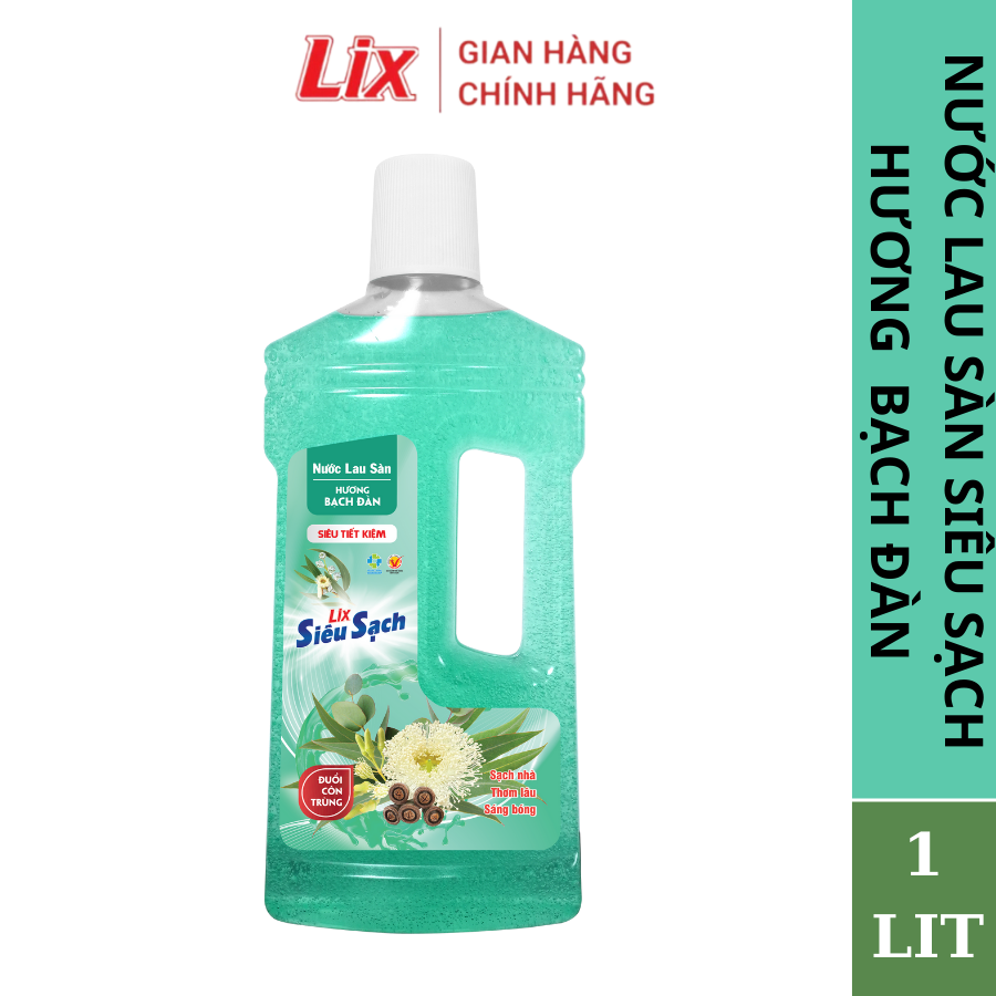 Mô tả Nước lau sàn siêu sạch hương bạch đàn, sạch nhà, thơm lâu đuổi côn trùng, phù hợp với mọi loại sàn nhà Lixco Việt Nam - 3