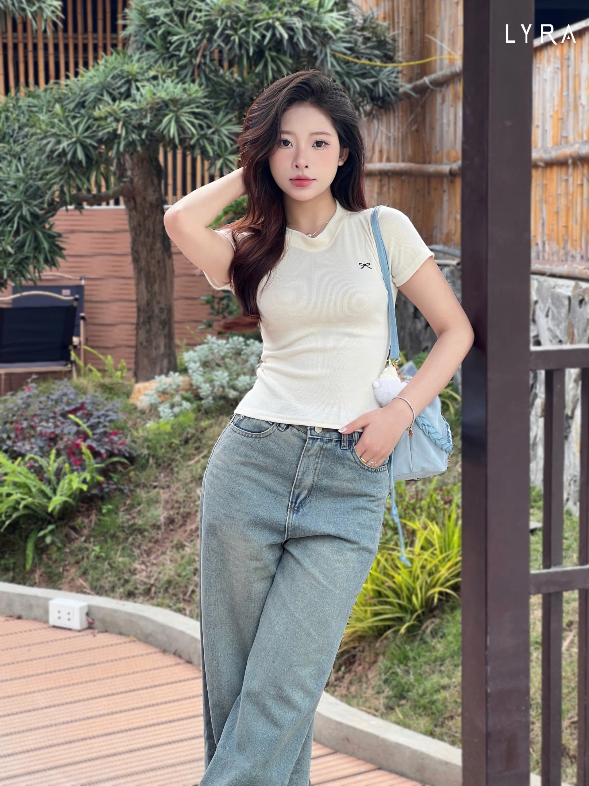 Mô tả Áo Babytee LYRA Nơ Ngực Chất Co Giãn, Thoáng Mát, Nhiều Màu Dễ Phối Đồ - CSYAP0300 - 6