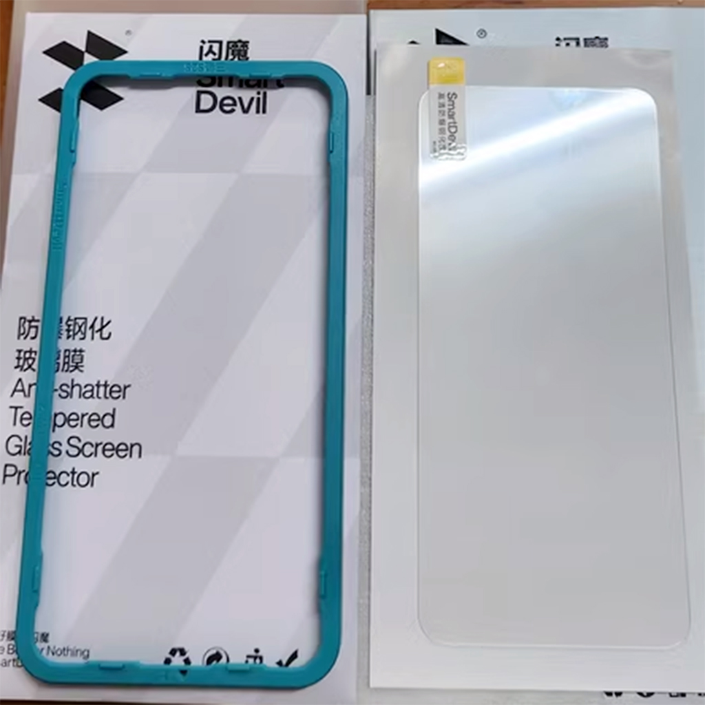 Kính cường lực dùng cho Samsung Galaxy S24 Ultra / S25 Ultra / S26 Ultra full màn hình hãng Smart Devil có khung hỗ trợ – ảnh mô tả chi tiết 4