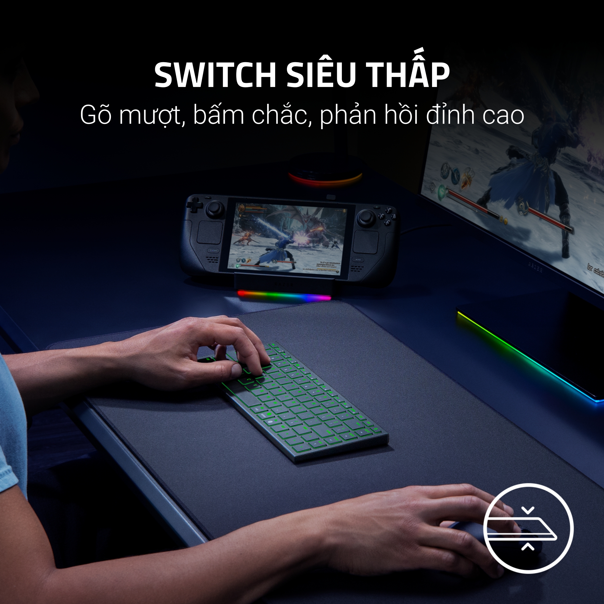 Bàn Phím Razer Joro 75% | Không Dây | Siêu Mỏng | Ultra Low-Profile ...