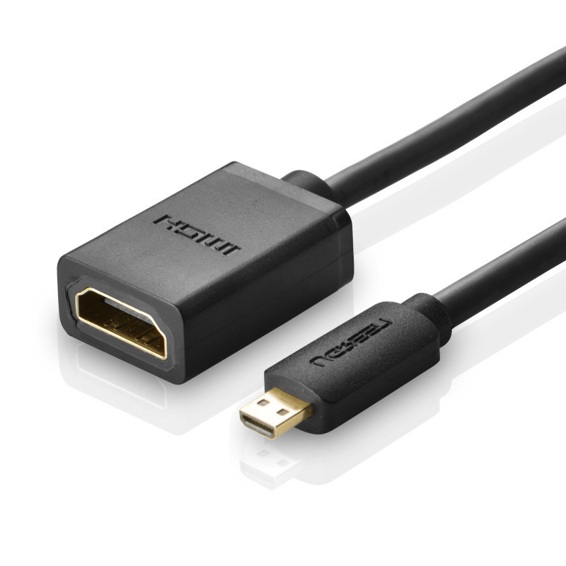 Cáp chuyển Micro HDMI to HDMI Female Ugreen 20134 chính hãng
