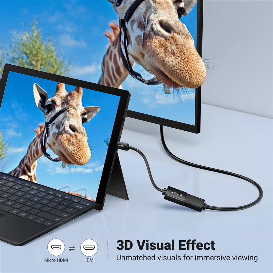 Ứng dụng cáp Micro HDMI sang HDMI cho máy ảnh và điện thoại