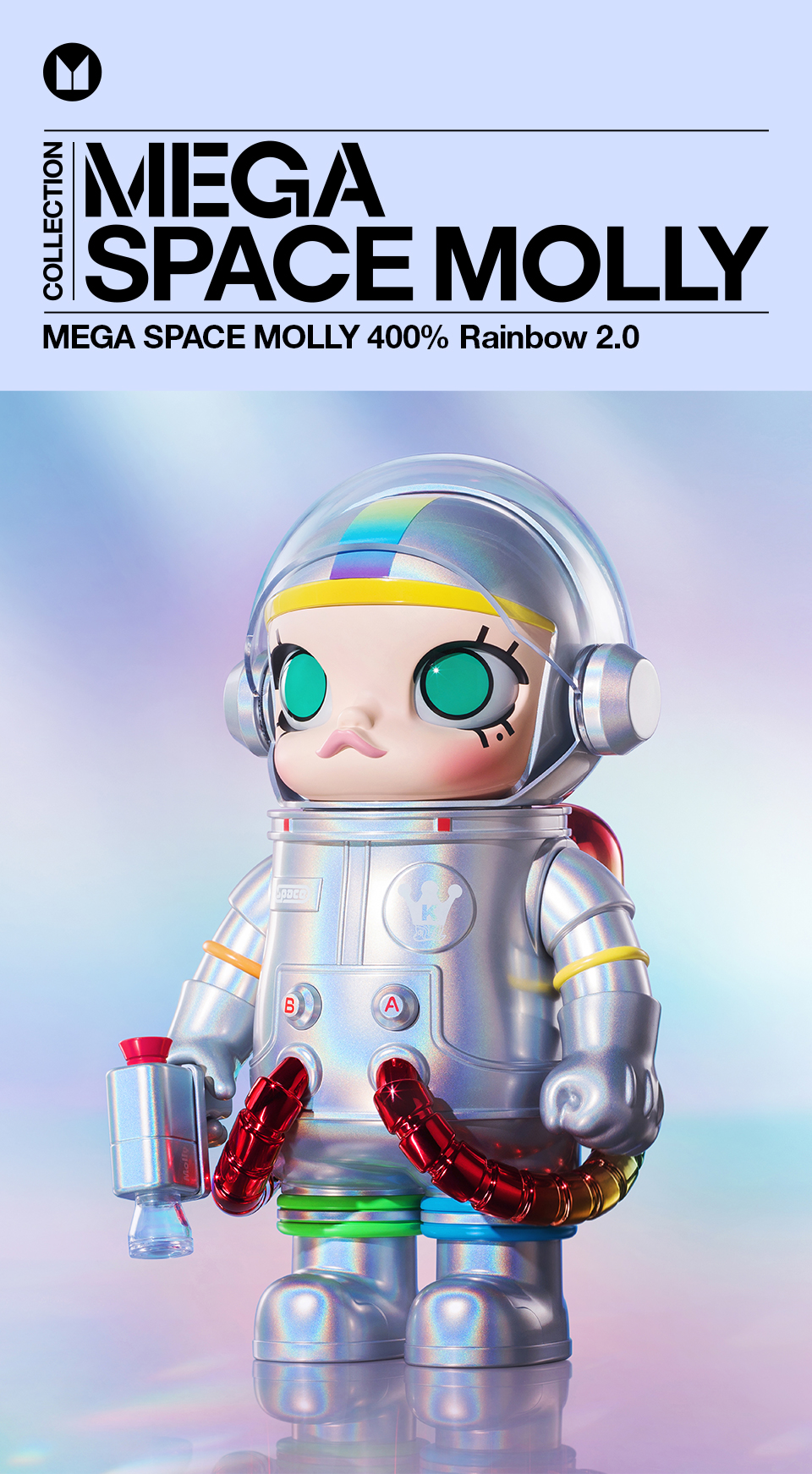 POP MART MEGA SPACE MOLLY 400% Rainbow 2.0 | Shopee Việt Nam