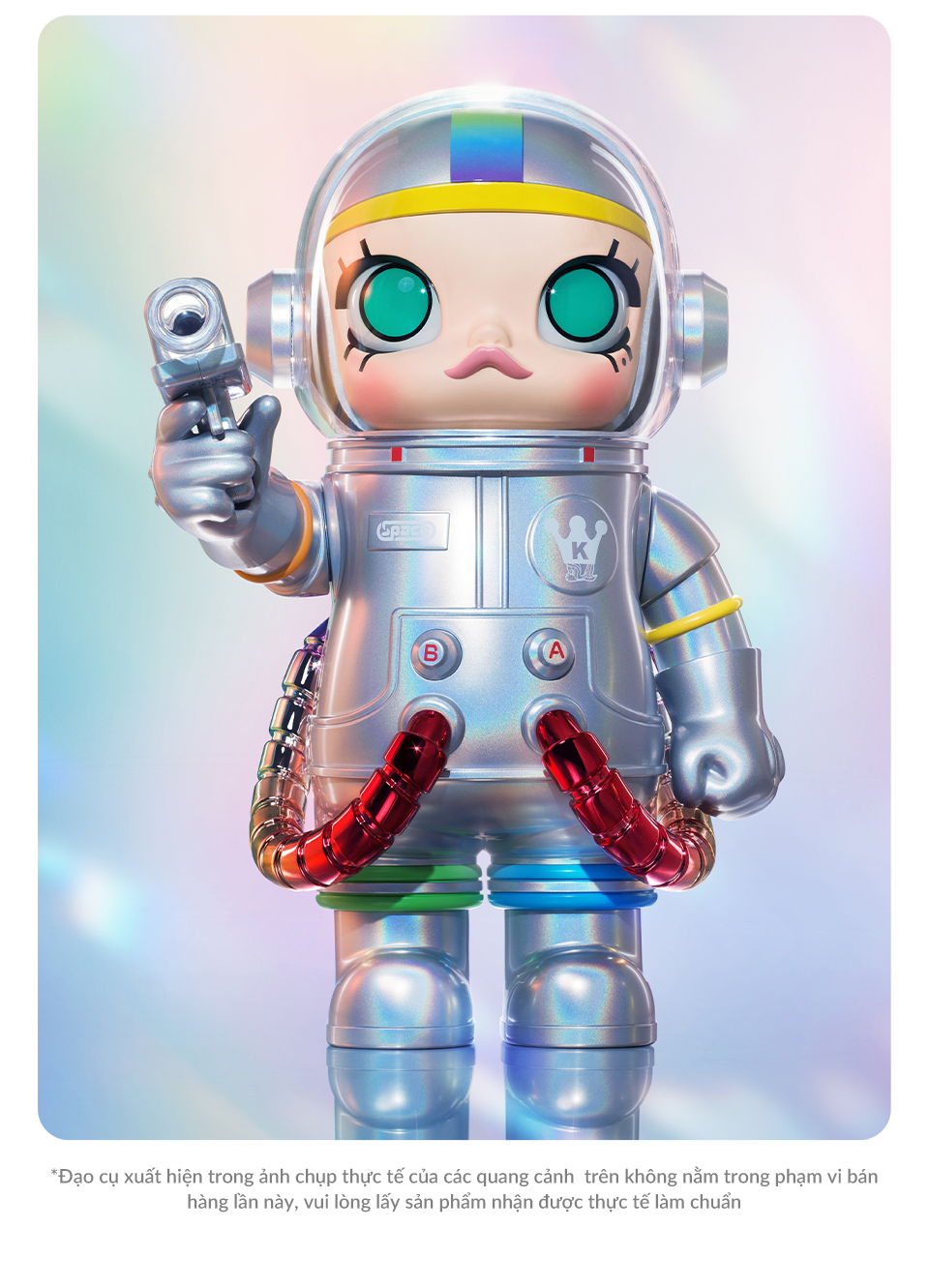 POP MART SPACE MOLLY Rainbow 2.0 400％ POP MART MEGA SPACE MOLLY 400% Rainbow 2.0 | Shopee Việt Nam