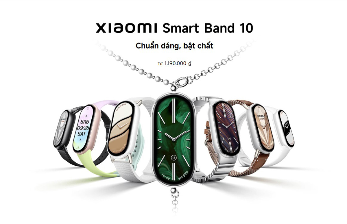 [MỞ BÁN] Đồng hồ thông minh Xiaomi Smart Band 11 - Band 10 - Màn hình Amoled 1.72" - Bluetooth 5.4 – ảnh mô tả chi tiết 1
