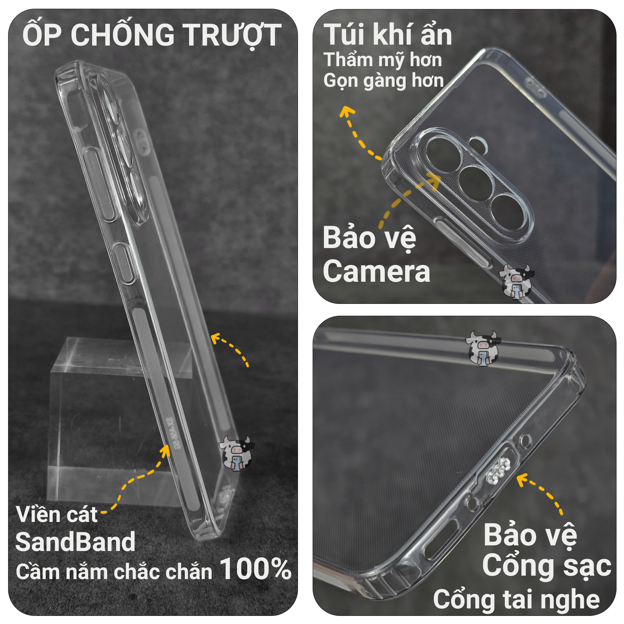Ốp Chống Trượt Samsung A08 A18 A57 S26 S25 A27 A37 A07 A56 A36 S25 A06 A16 S24 A15 A12 A05 A23 A14 A13 A03 A51 A07S- 𝗢𝗖𝗧 – ảnh mô tả chi tiết 1