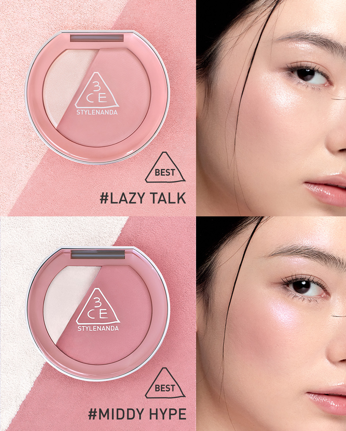 Phấn Má Hồng Bắt Sáng 3CE Blushlighter