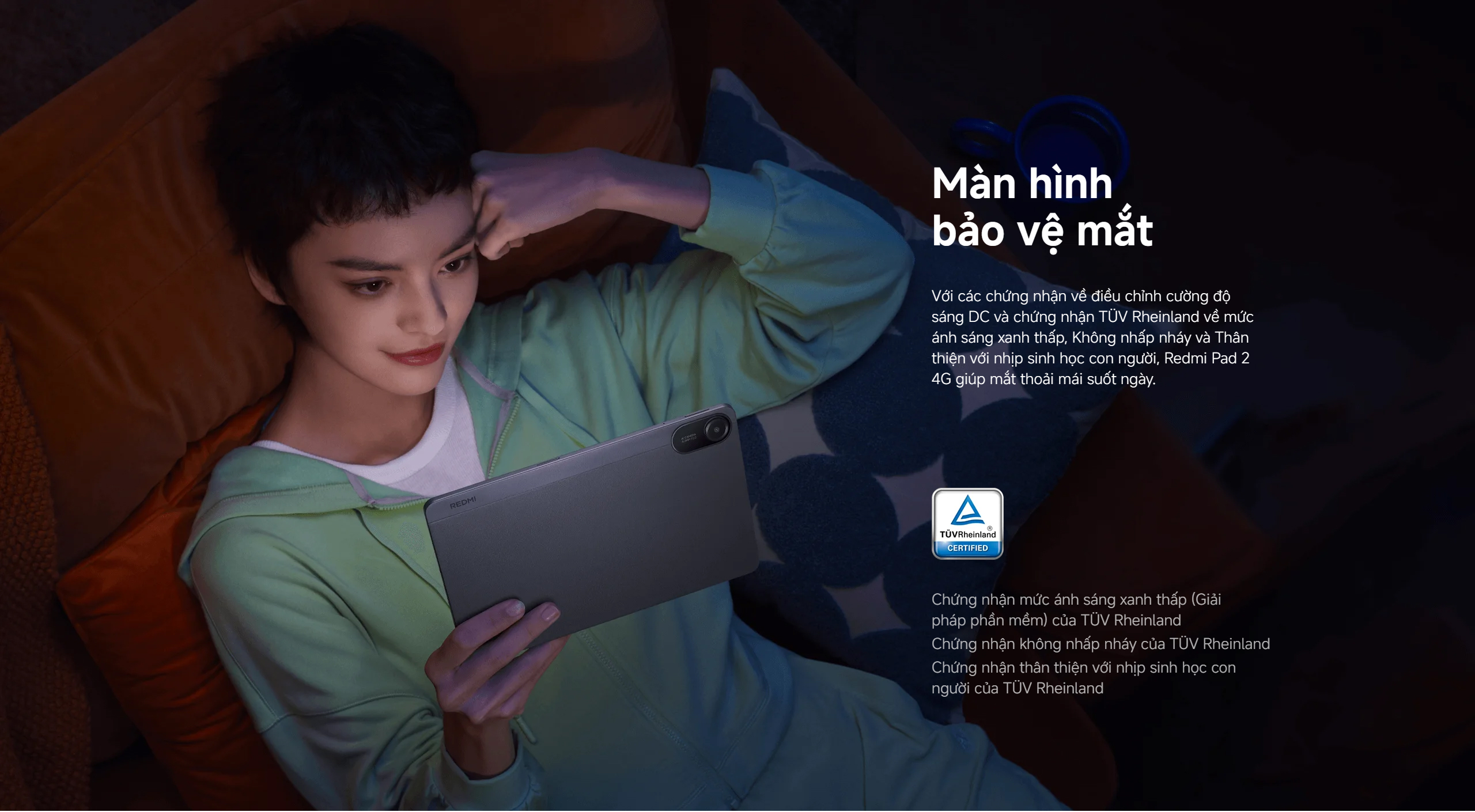 Xiaomi Redmi Pad 2 4G｜Màn hình 11" 2,5K siêu rõ nét｜Pin dung lượng khủng đến 9000mAh (typ) – ảnh mô tả chi tiết 7