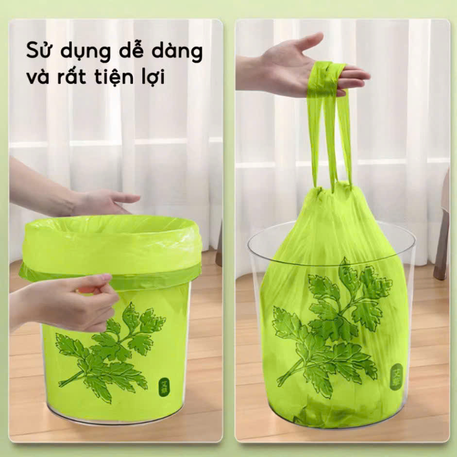 Túi Đựng Rác FEINITE tự phân huỷ có dây rút túi siêu dai kích thước 45 ...