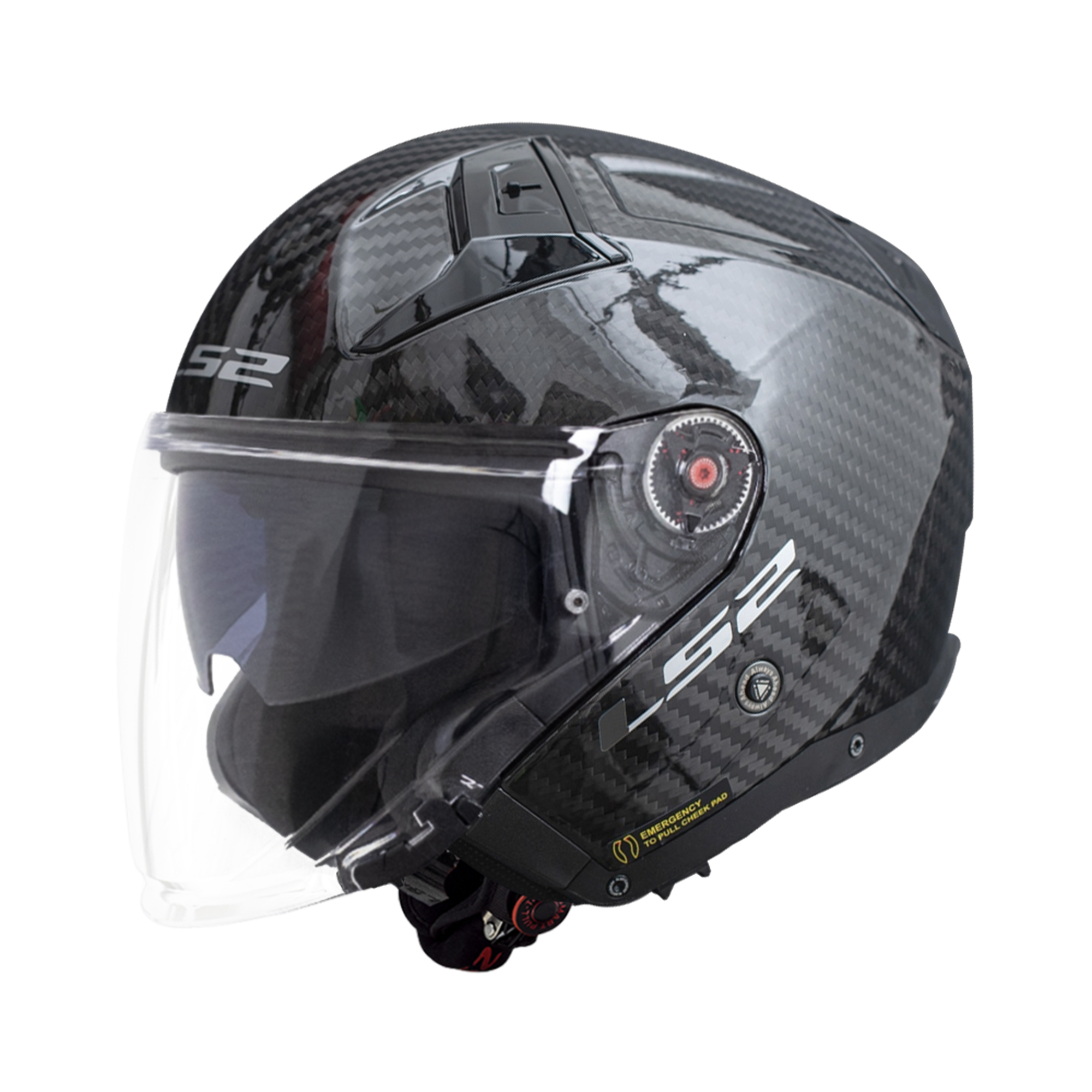 Mũ Bảo Hiểm 3/4 LS2 OF603 Infinity II Carbon Hai Kính Chuẩn ECE22.06 Đi ...