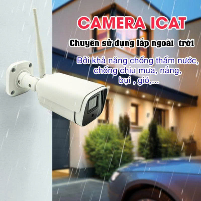 Camera Hunonic Wifi Icat 1080P Xoay 360 Độ, Theo Dõi Chuyển Động, Đàm ...