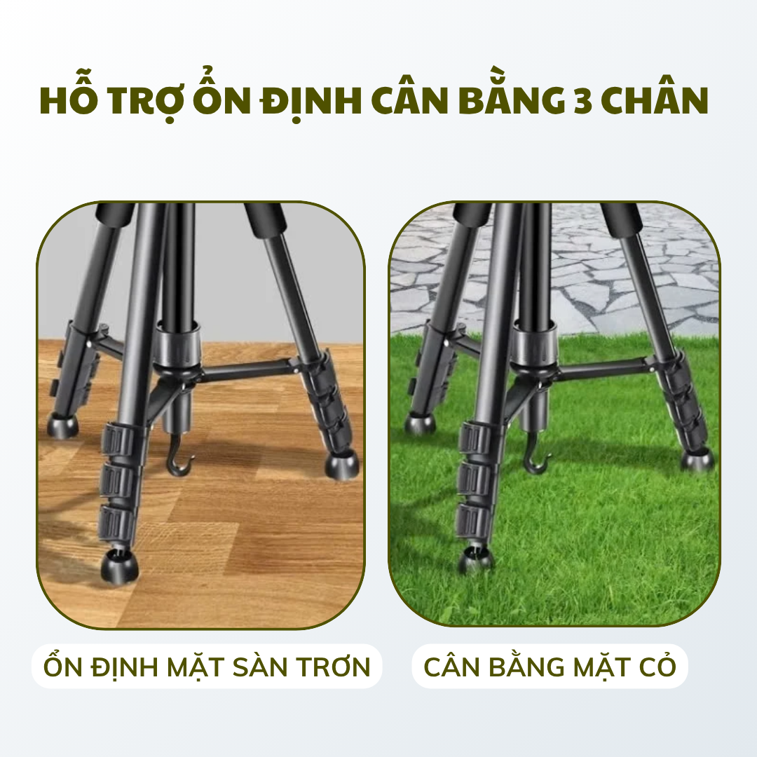 Chân Quay Máy Ảnh Điện Thoại Tripod 360 1m4 & 1m7 HULAKO Gập Gọn 55cm ...
