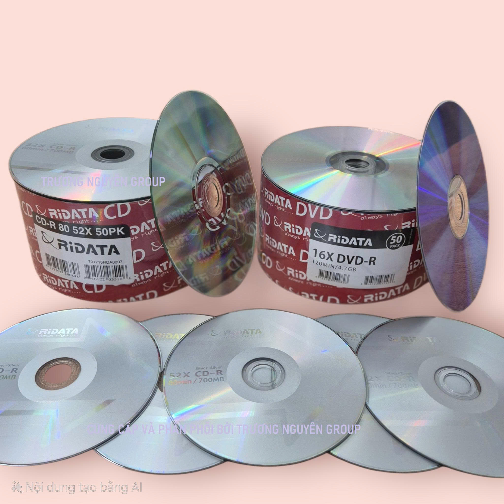 Đĩa Trắng Dvd-r Cd-r Maxell Ridata chất lượng cao thích hợp lưu trữ dữ ...