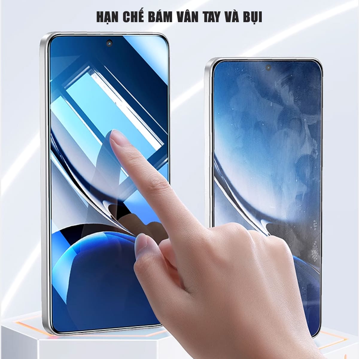 Kính cường lực dùng cho Xiaomi Redmi Turbo 4 Pro / Turbo 5 Max trong suốt full màn hình Smart Devil có khung hỗ trợ dán – ảnh mô tả chi tiết 9
