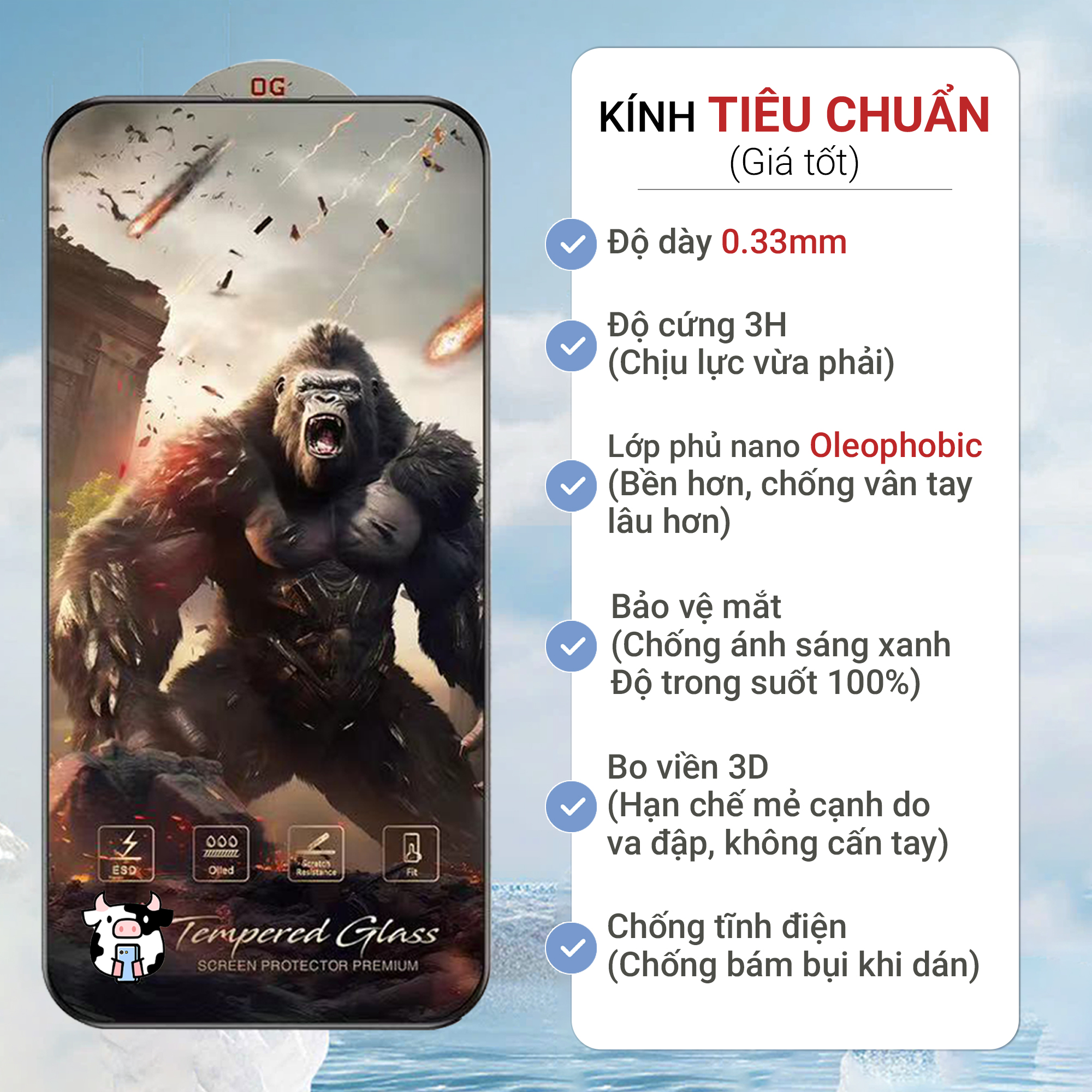 Cường lực Redmi Turbo 4, 4 Pro Cowcase chiến binh full màn | Miếng kính dán bảo vệ màn hình cho Xiaomi – ảnh mô tả chi tiết 2